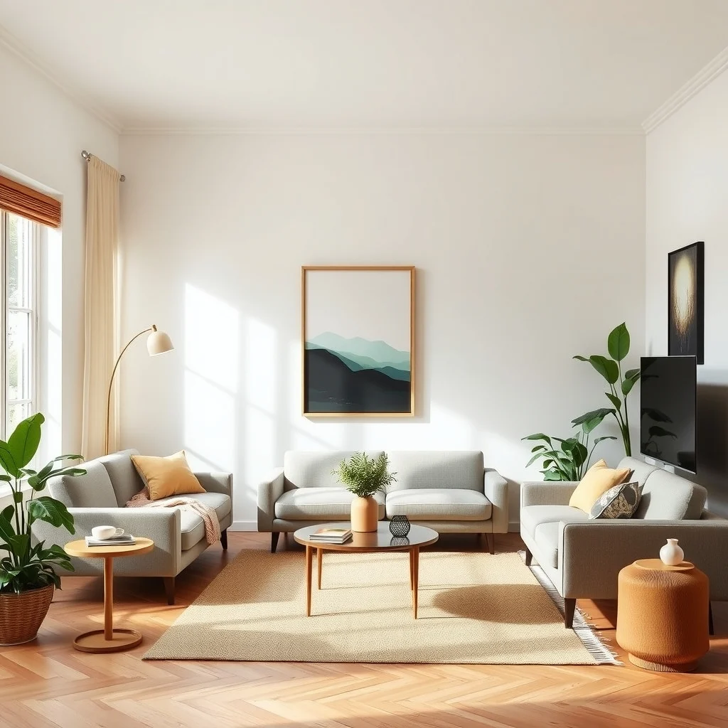 Neo Deco Living Room Ideas for a Modern Home With Vintage Glamour interior: FAQ - How do I keep a Neo Deco living room from feeling too formal? Balance the formality with relaxed textiles and casual seating arrangements. Soft rugs, plush cushions, and low‑profile sofas introduce comfort that offsets the