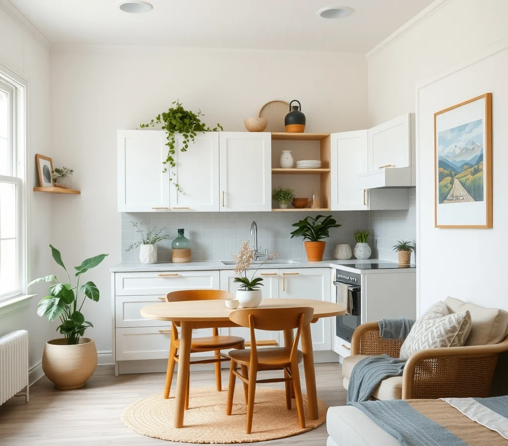 Rental Kitchen Decorating Ideas That Hide Outdated Cabinets