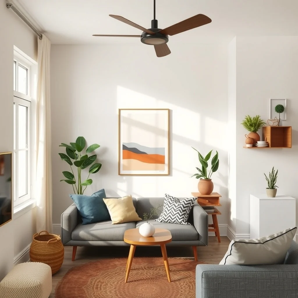 Renter-Friendly Living Room Ideas That Look Custom Without Renovation interior: FAQ - Can I use paint to change the wall color in a rental? You can apply a removable paint product, such as a chalkboard or magnetic paint, that peels off without damaging the surface. Traditional paint