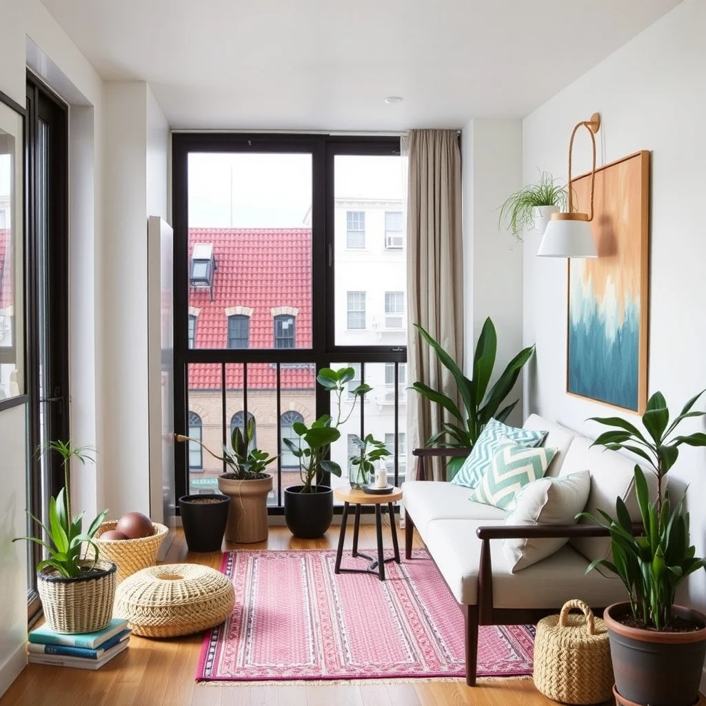 Small Balcony Decorating Ideas for Renters With No Privacy interior: FAQ - How can I add privacy without violating my lease? You can use non‑permanent solutions such as freestanding screens, hanging planters, and portable awnings that attach to existing railings without drilling or adhesives. These options can