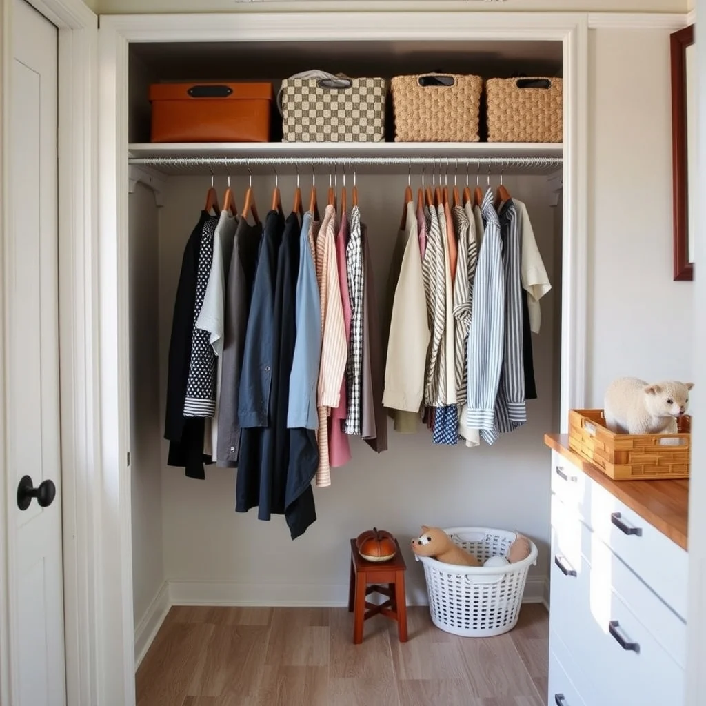 Small Closet Organization Ideas That Make Room for More Clothes interior: Final Thoughts - Transforming a cramped closet into a space that holds more clothes is less about expanding square footage and more about intelligent organization. By introducing a second rod, using clear dividers, adding pull‑out baskets, and choosing