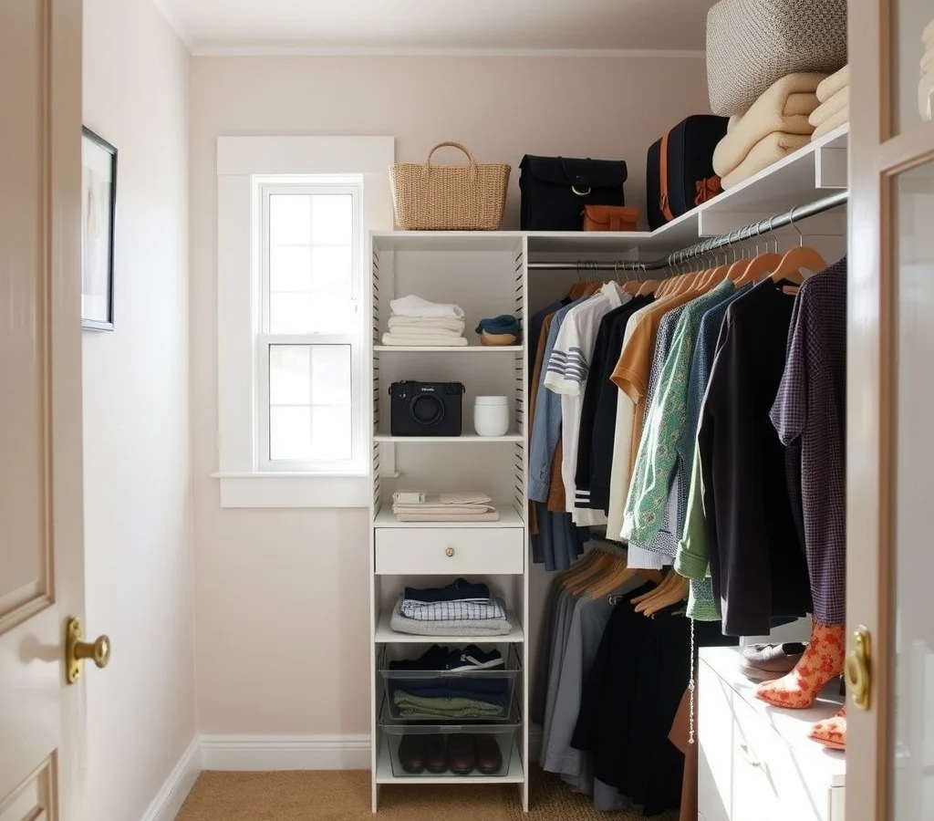 Small Closet Organization Ideas That Make Room for More Clothes