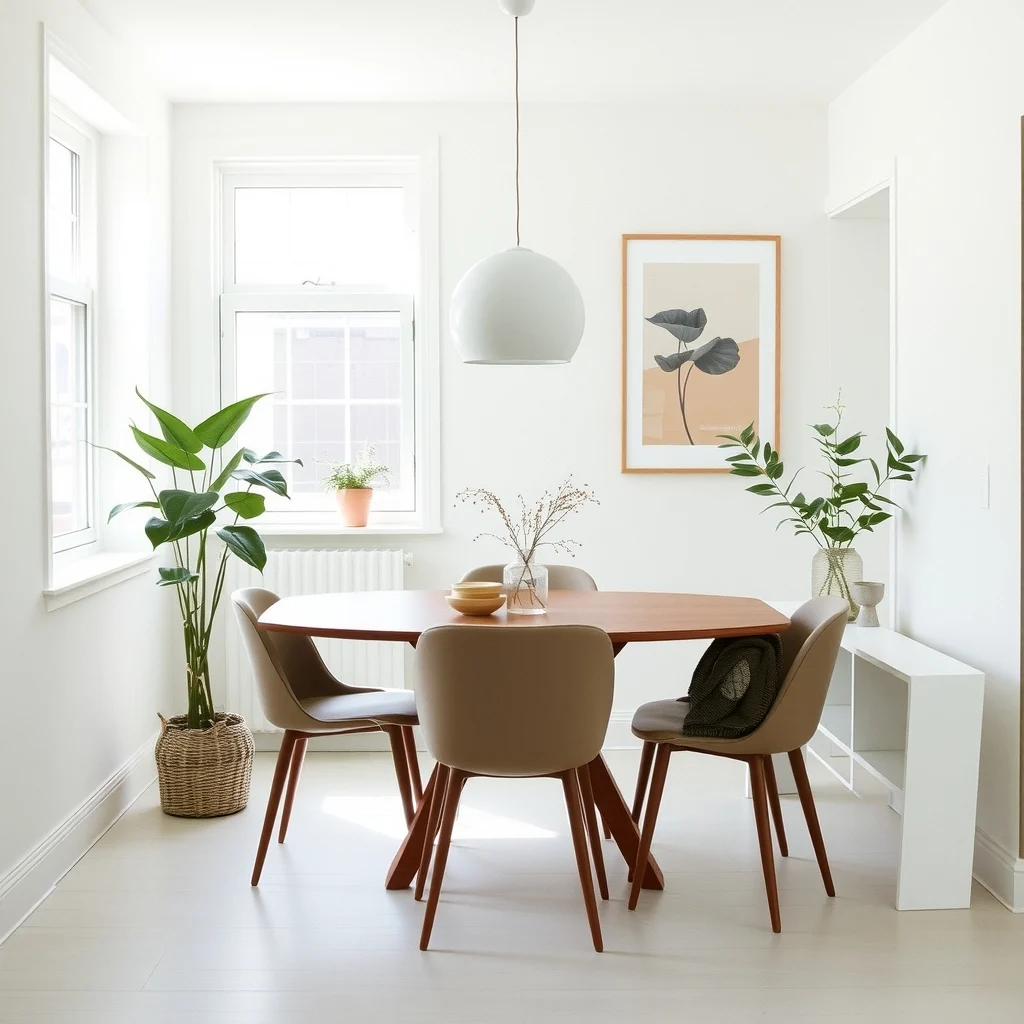 Small Dining Room Decorating Ideas That Make Meals Feel Special interior: FAQ - How can I make a tiny dining room feel more spacious? Use light‑reflecting surfaces such as a mirror and keep the color palette neutral to allow natural light to travel. Furniture with slim profiles and