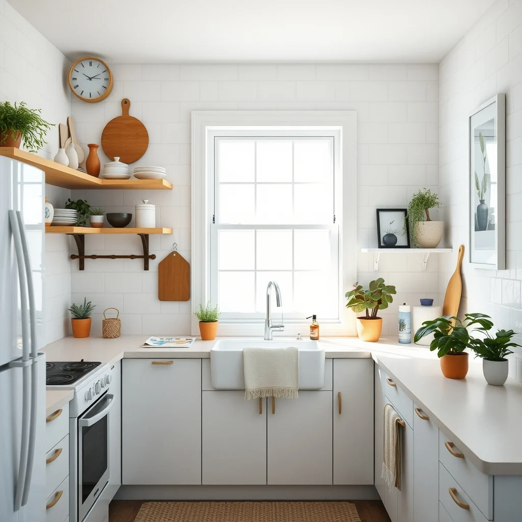 Small Kitchen Corner Countertop Decor Ideas That Stay Functional interior: Final Thoughts - Decorating a small kitchen corner countertop is less about adding more and more about choosing pieces that earn their place. By integrating rolling carts, narrow shelves, subtle tile accents, living herbs, magnetic storage, fold‑down boards,