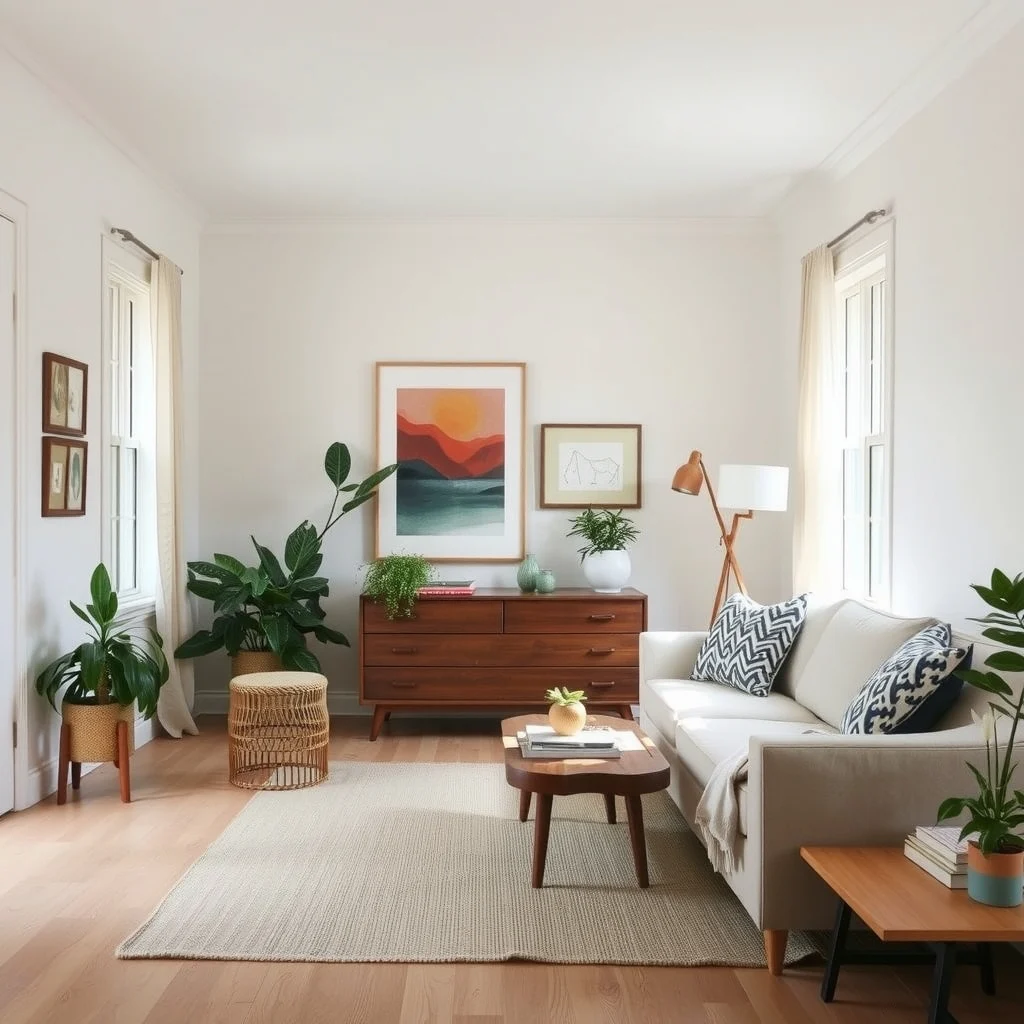 Thrift Store Home Decor Finds That Make a Room Look Designer-Styled interior: FAQ - How can I tell if a thrifted wooden piece is still structurally sound? A solid piece will feel dense and free of wobble when you press on it. Check for cracks, loose joints, or rot,