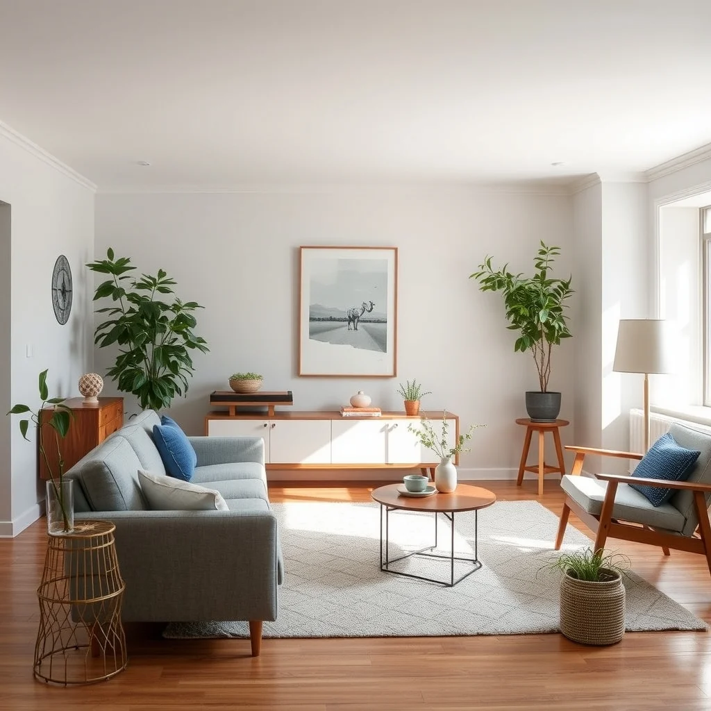 Vintage Modern Living Room Ideas That Mix Old Furniture With Clean Lines interior: FAQ - How can I protect vintage furniture from damage in a high‑traffic living room? Use protective pads under and coasters, and keep a soft rug in front of frequently used pieces. Regular dusting with a