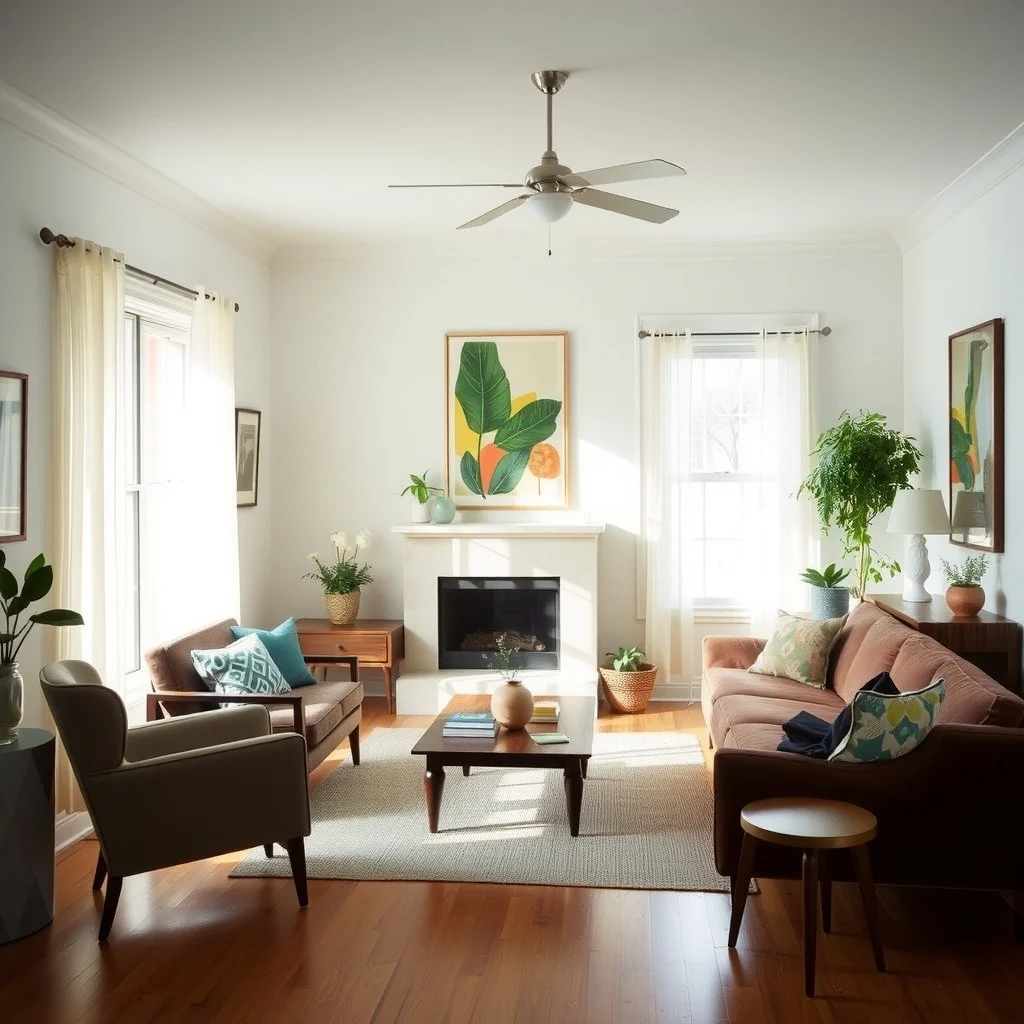 Vintage Modern Living Room Ideas That Mix Old Furniture With Clean Lines interior: Final Thoughts - Blending vintage pieces with modern design is less about forcing contrast and more about finding points of connection—whether through material, color, or proportion. By selecting a few key items—such as a wingback chair, reclaimed wood