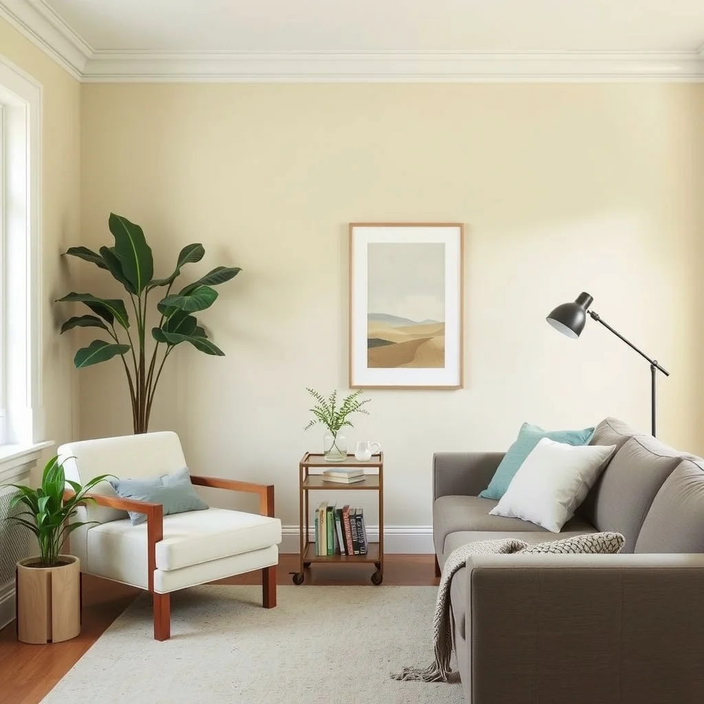 What to Do With the Awkward Space Beside Your Sofa interior: 6. Create a mini bar or coffee station - For homes that enjoy entertaining, the gap next to the sofa can become a compact beverage hub. A narrow bar cart or a slim cabinet with a countertop offers space for a coffee maker, a